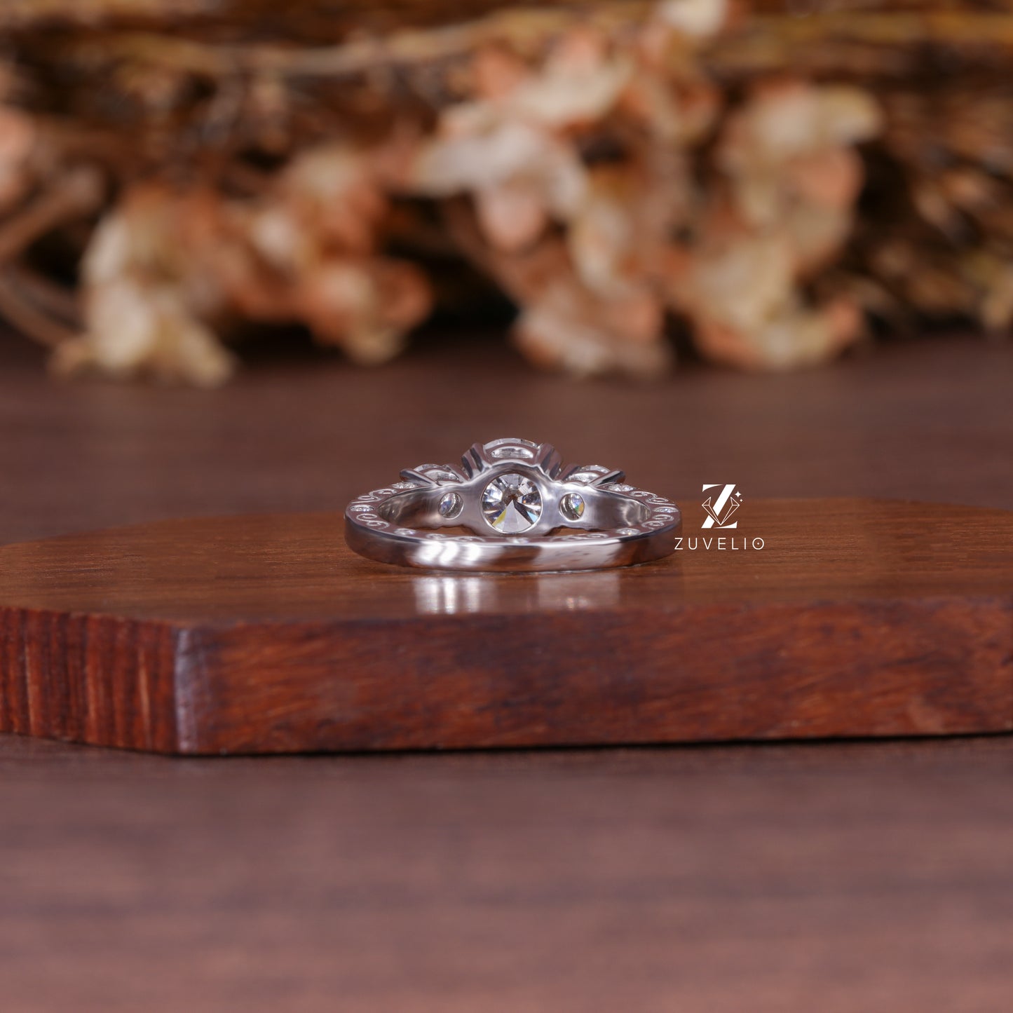 Round Lab Diamond Ring