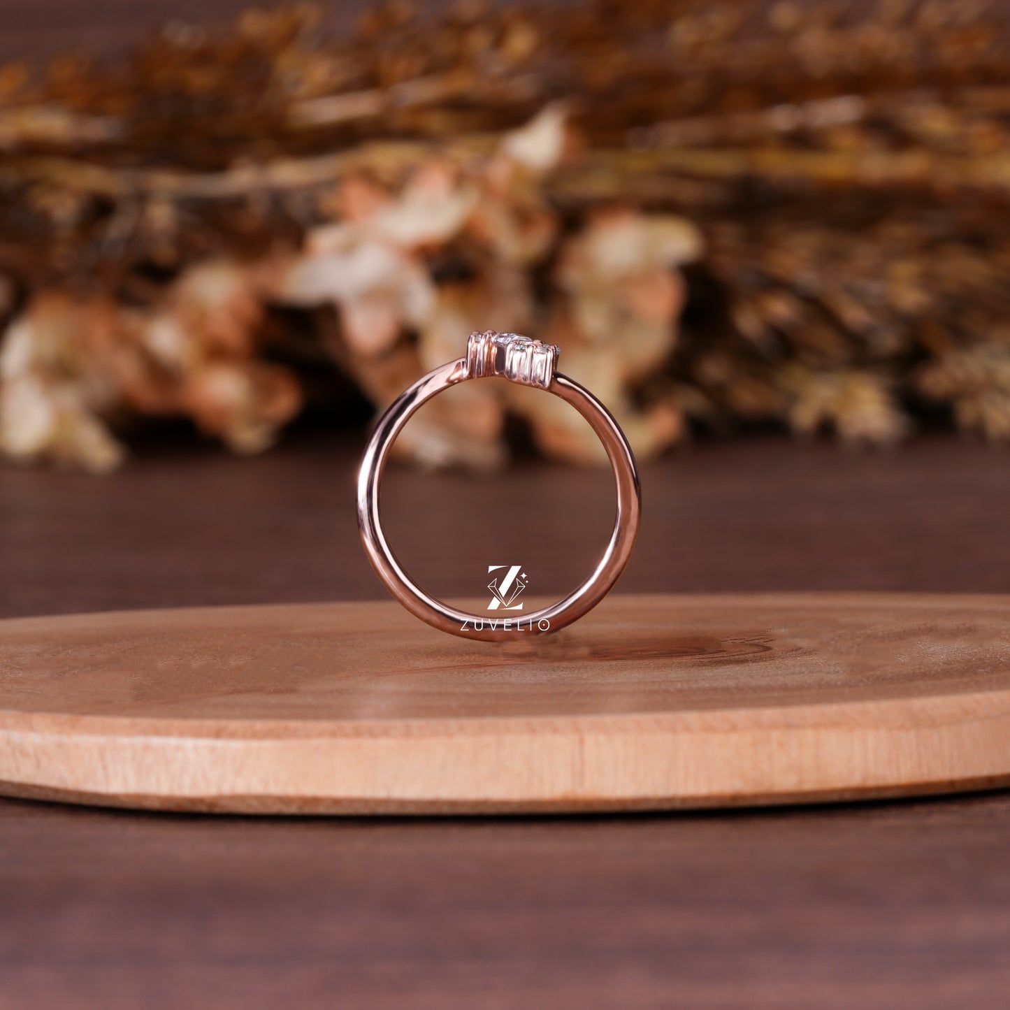 Minimalist Bypass Gold Ring