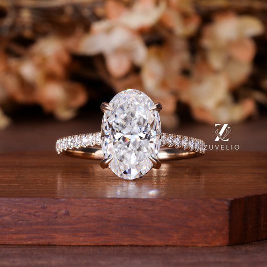 Oval Solitaire Engagement Ring