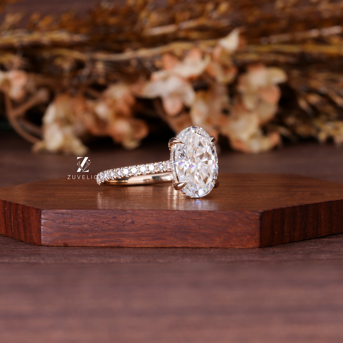 Oval Solitaire Engagement Ring