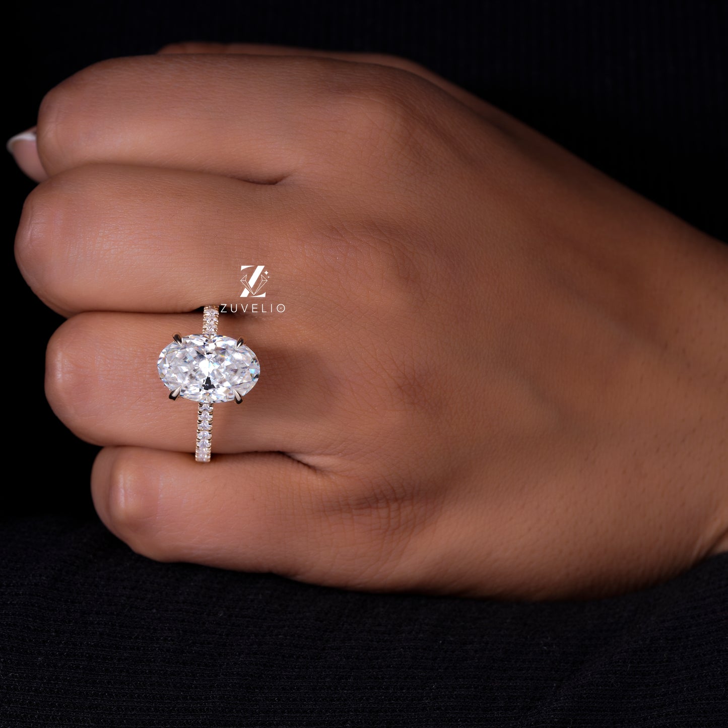 Oval Solitaire Engagement Ring