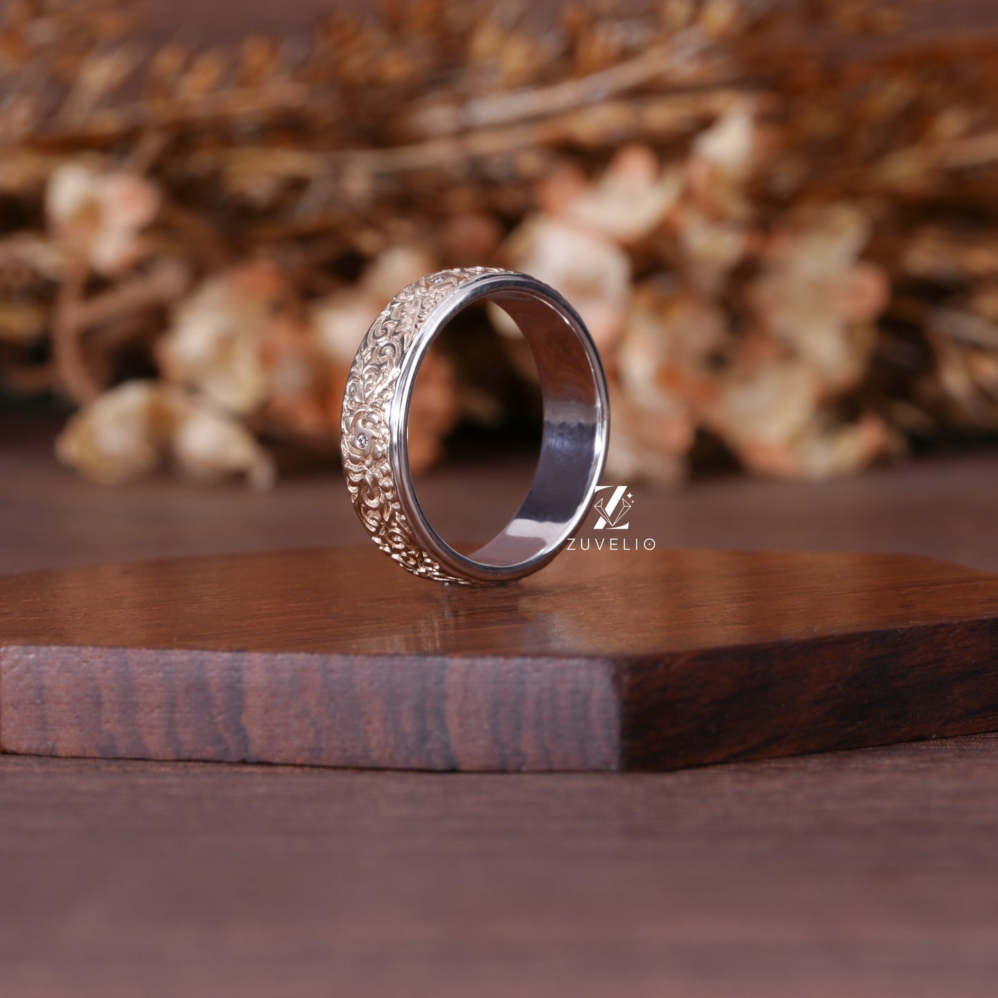 Dual Tone Diamond Band