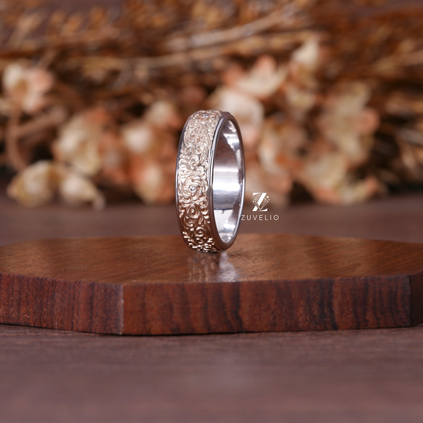 Dual Tone Diamond Band