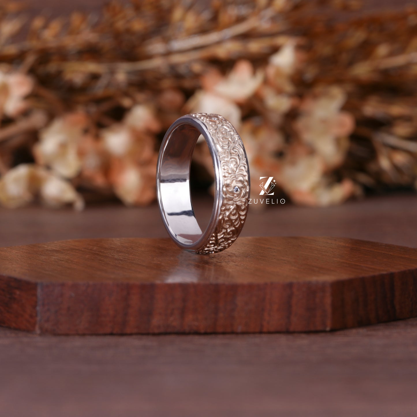 Dual Tone Diamond Band