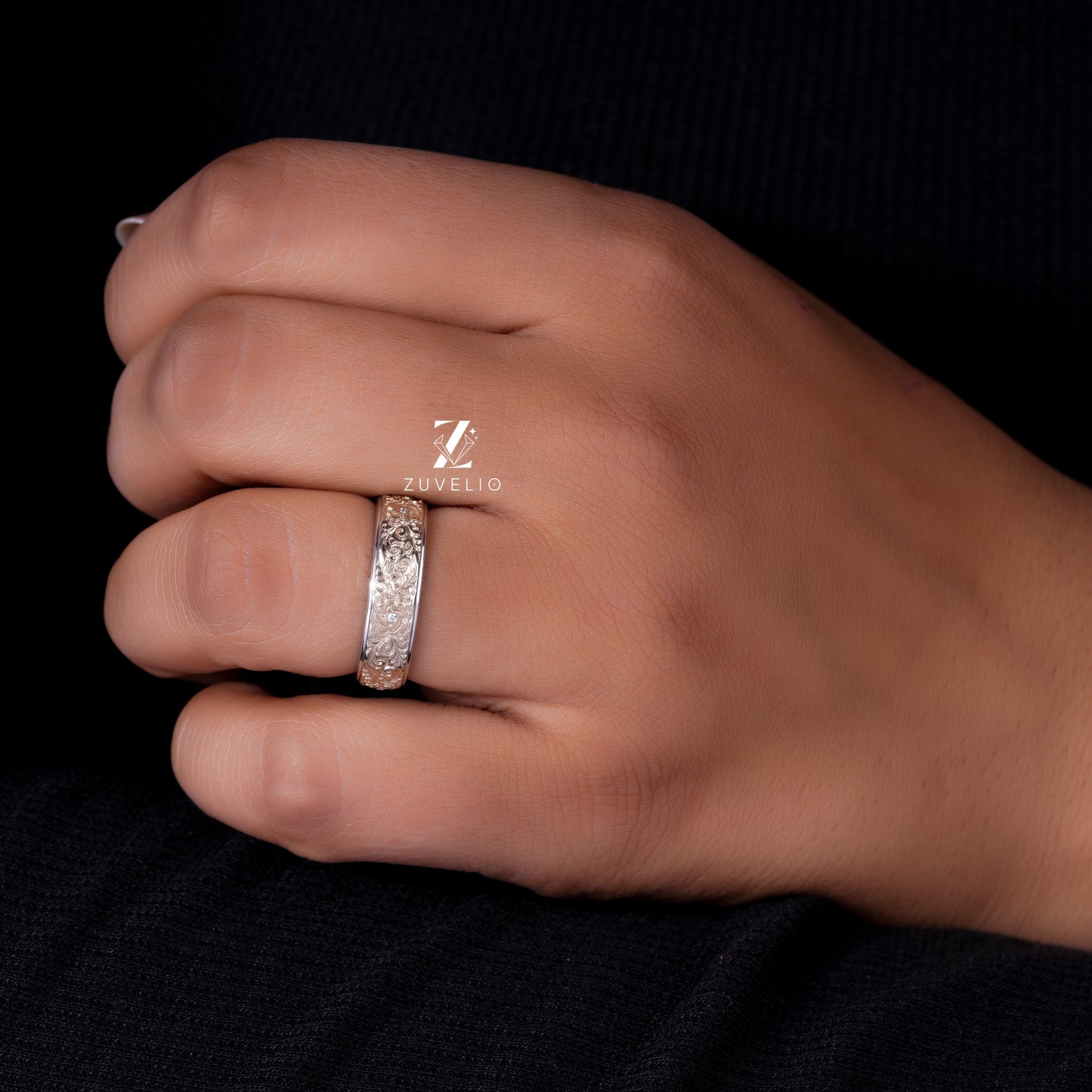 Dual Tone Diamond Band