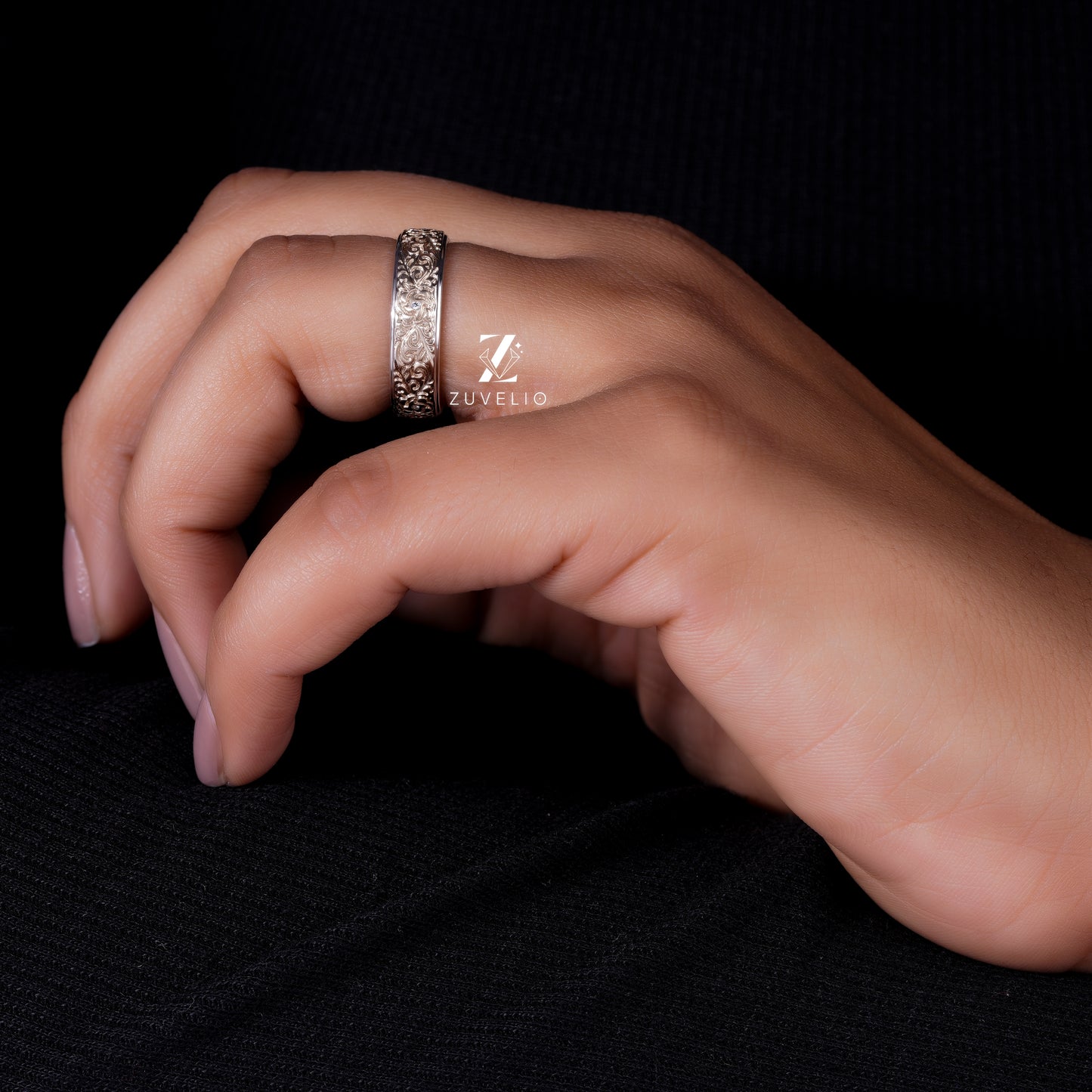 Dual Tone Diamond Band