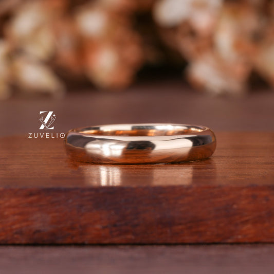 Rose Gold Dome Band