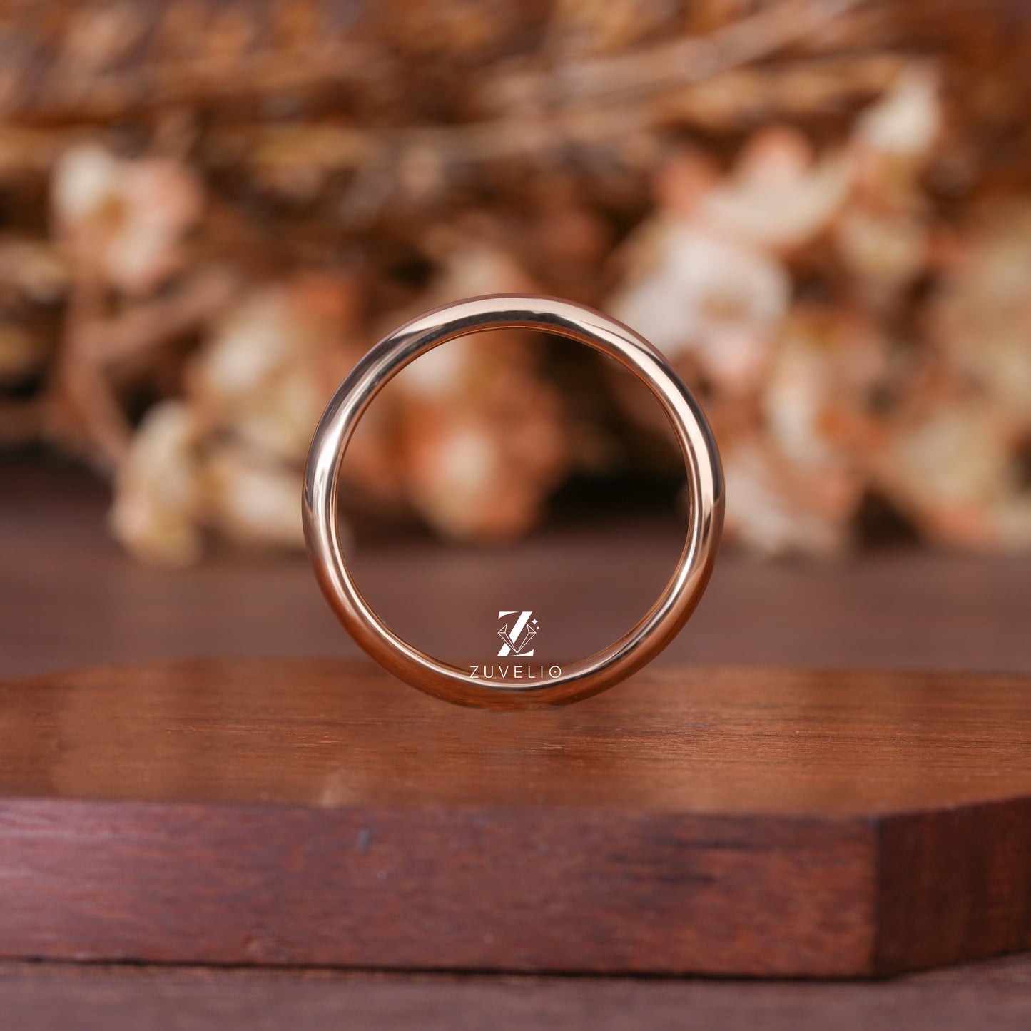 Rose Gold Dome Band