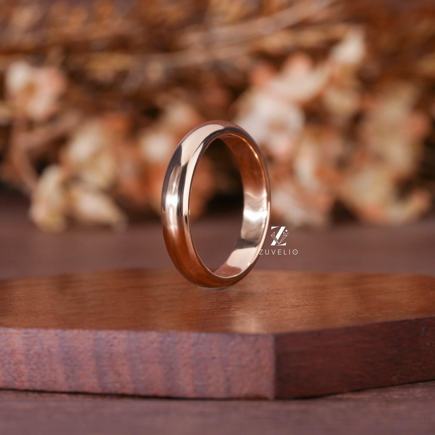 Rose Gold Dome Band