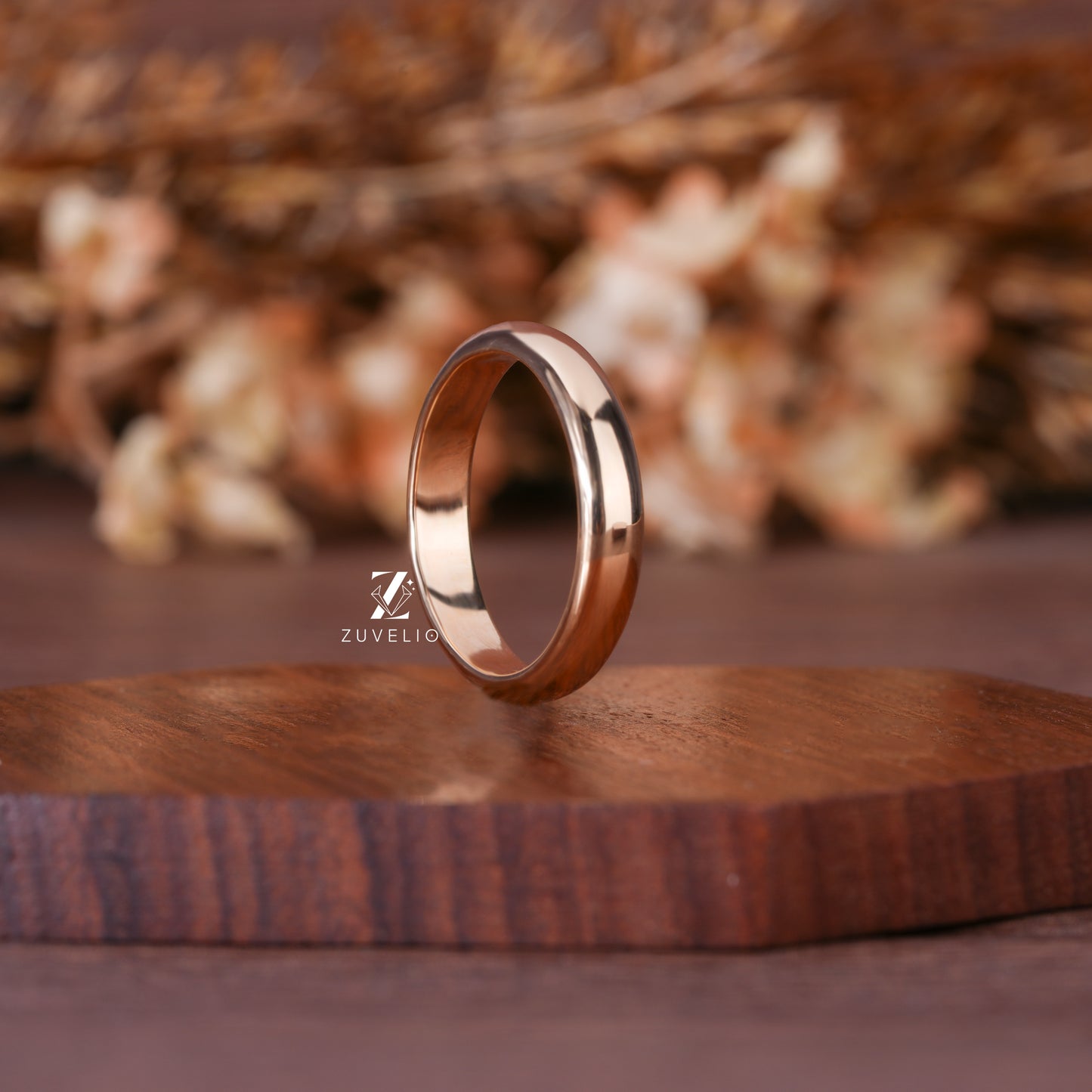 Rose Gold Dome Band