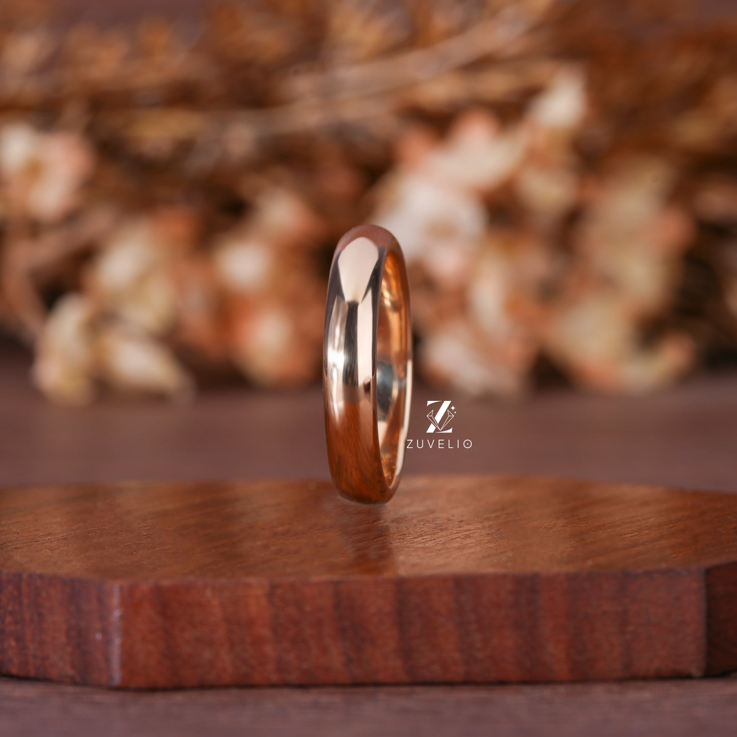 Rose Gold Dome Band