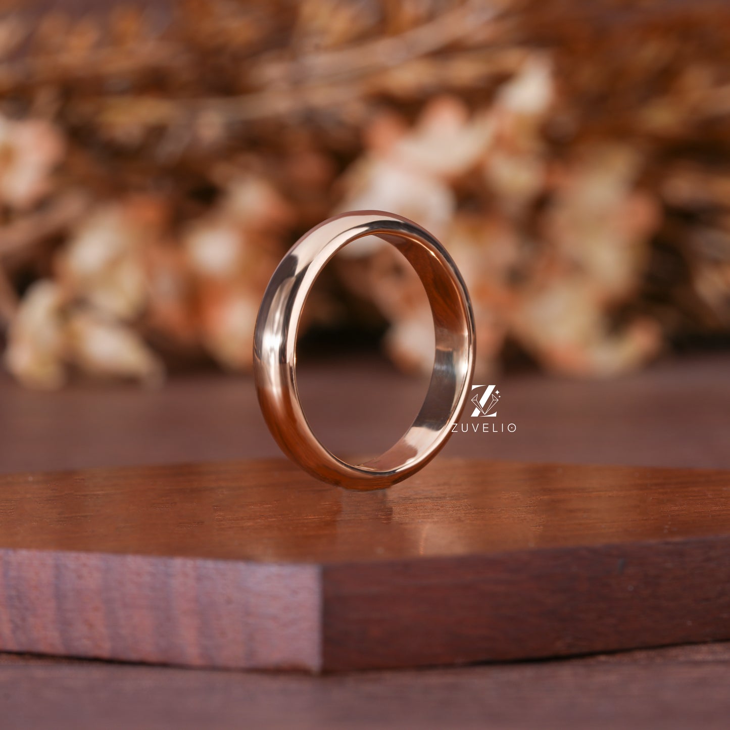 Rose Gold Dome Band