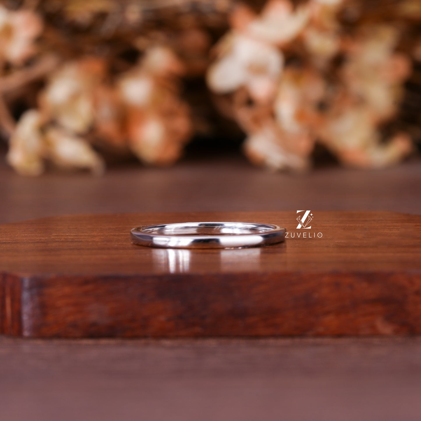 Dainty Pavé Moissanite Band