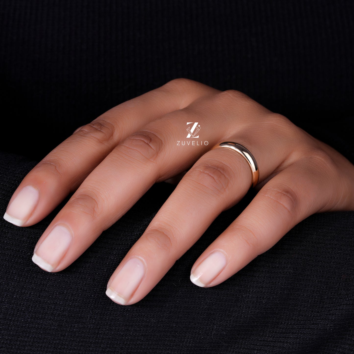 Rose Gold Dome Band