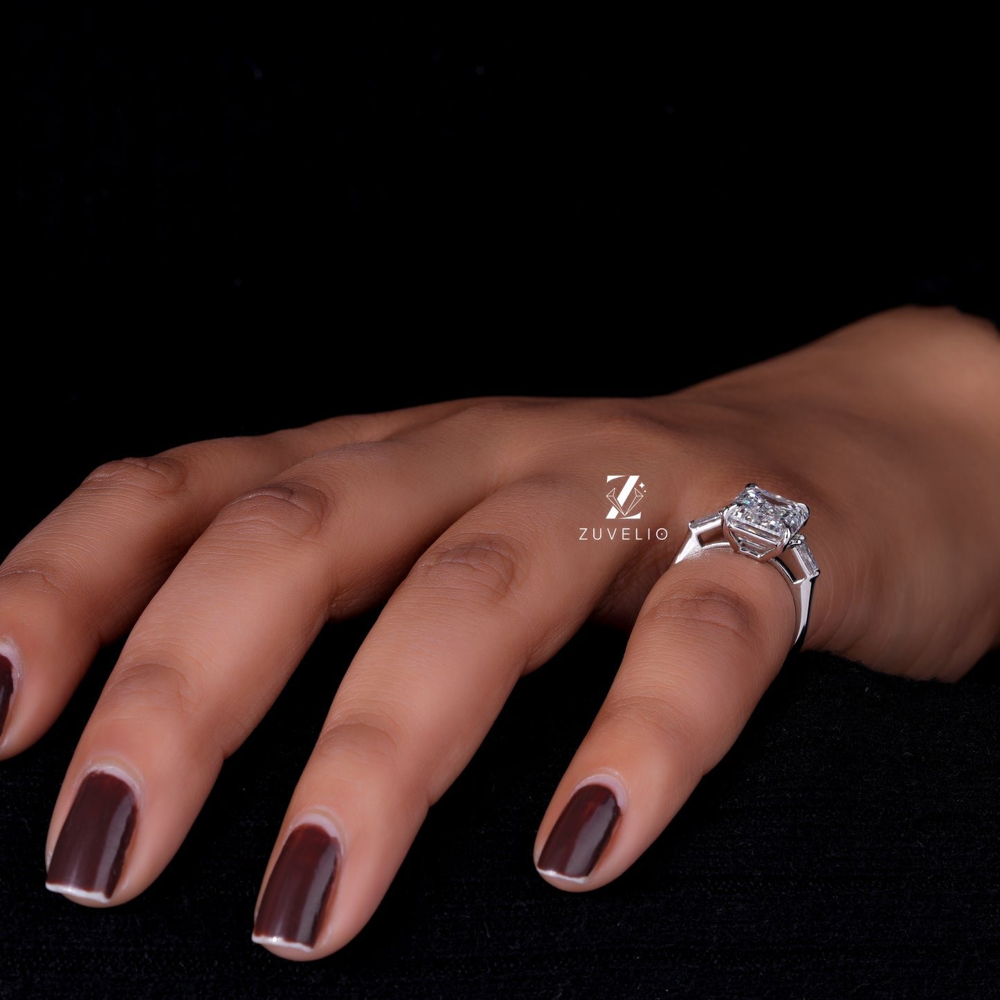 Emerald Baguette Diamond Ring