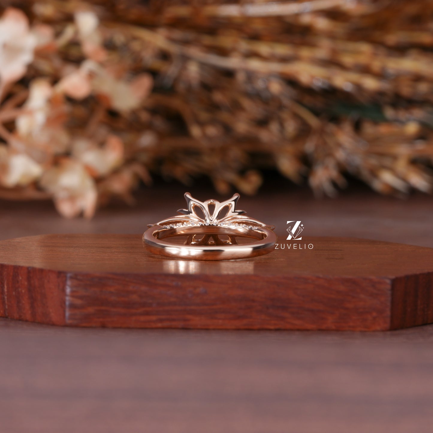Princess Semi Mount Ring