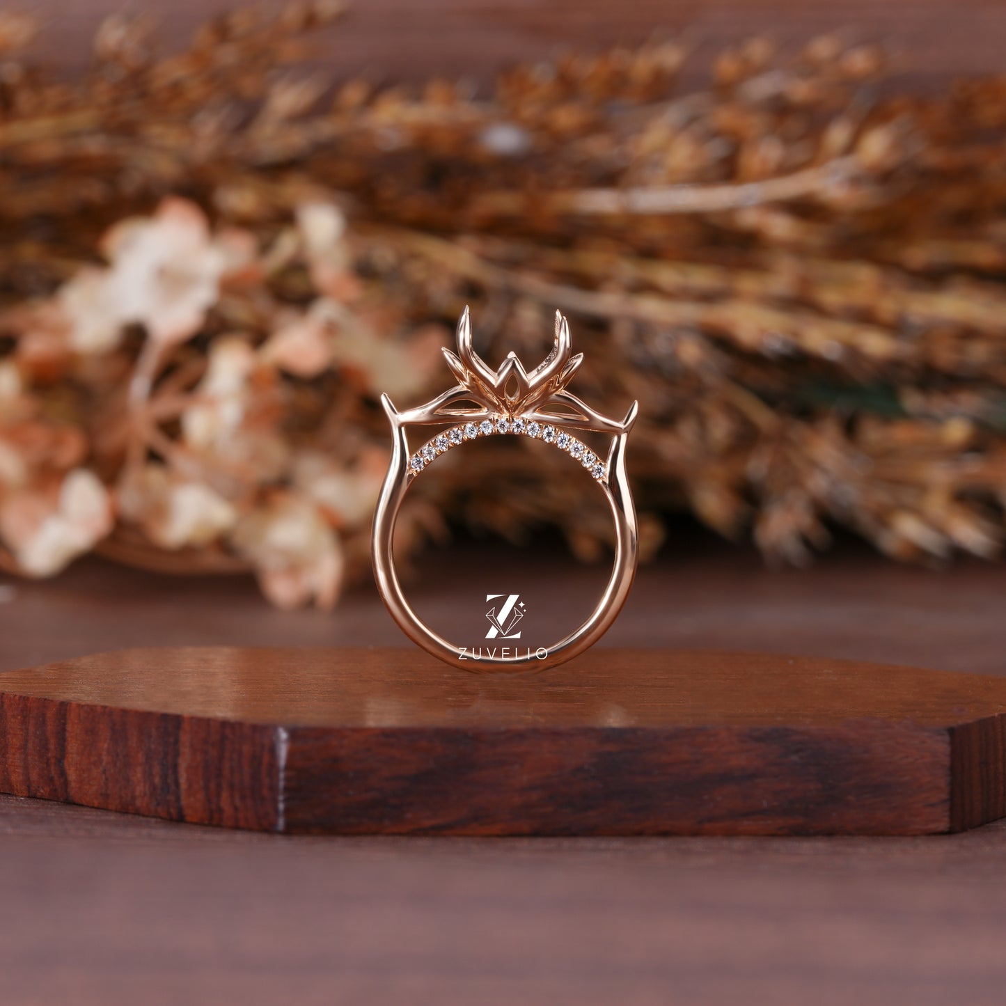 Princess Semi Mount Ring