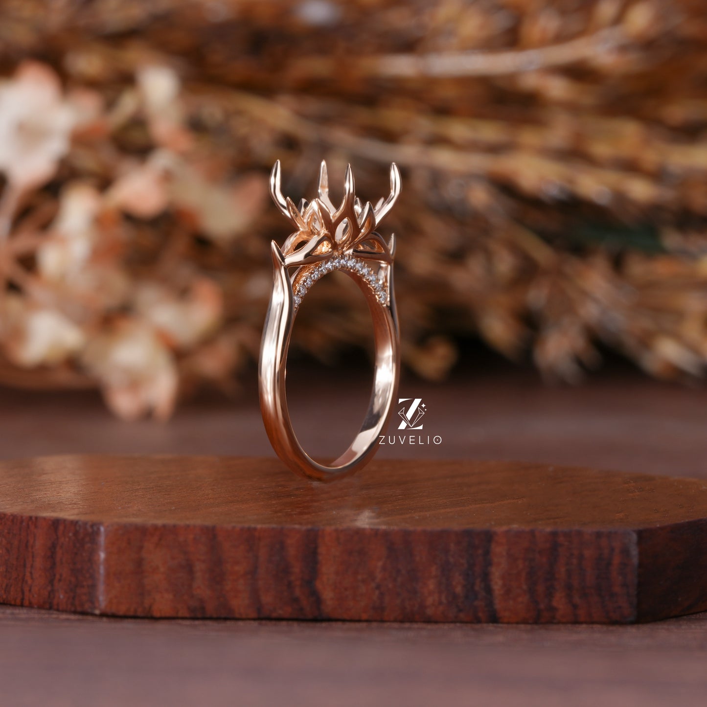Princess Semi Mount Ring