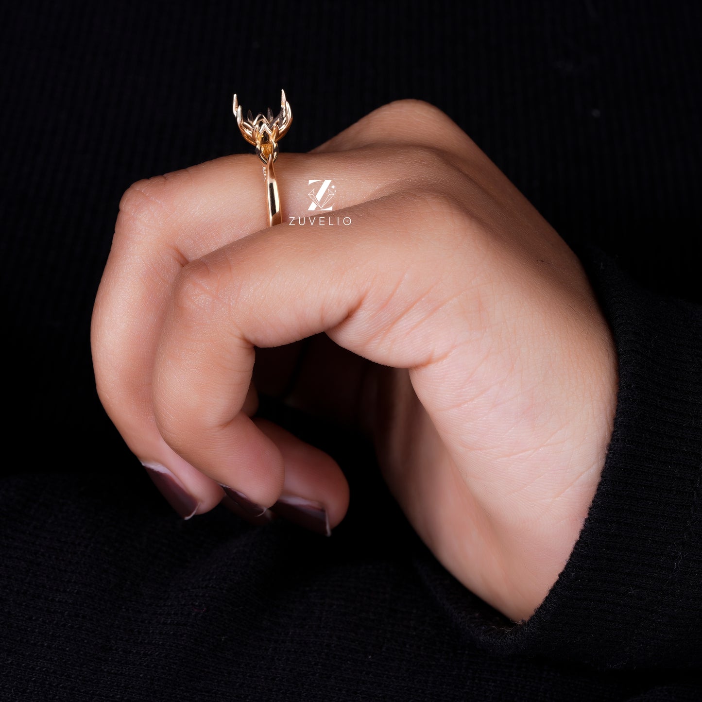 Princess Semi Mount Ring