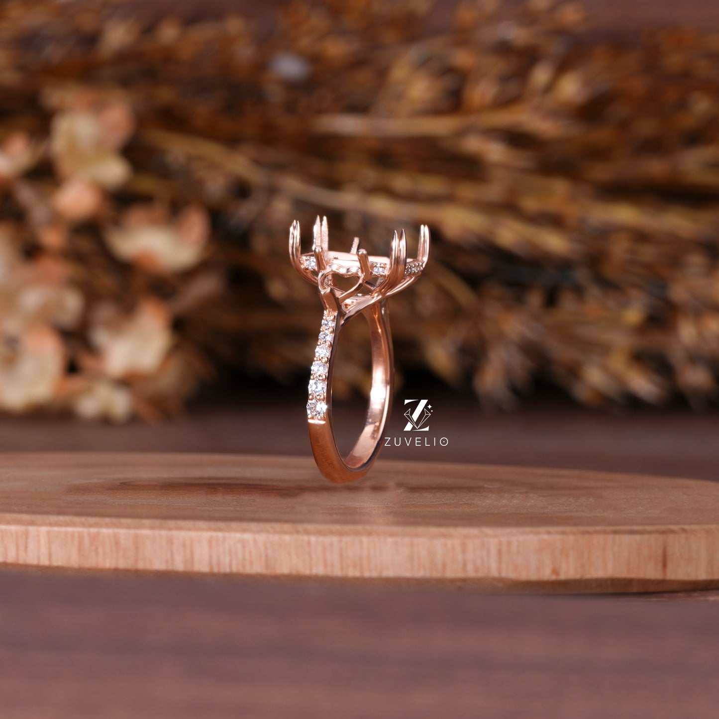 Radiant Semi Mount Ring