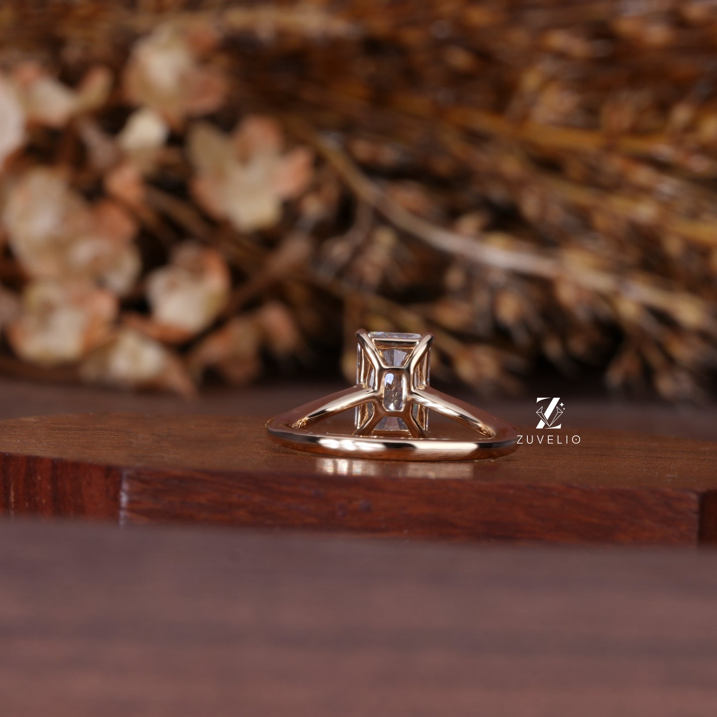 Radiant Dainty Diamond Ring
