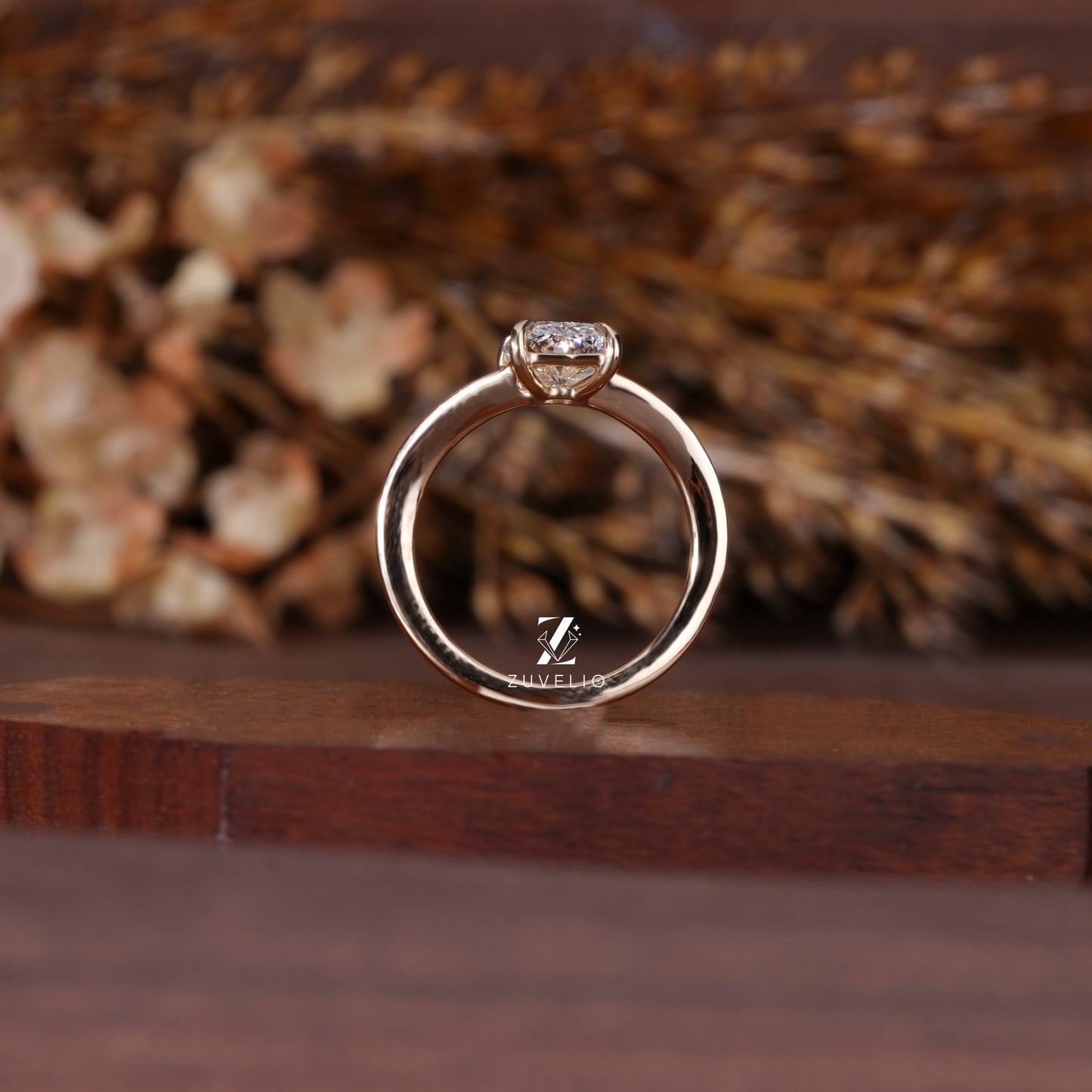 Radiant Dainty Diamond Ring