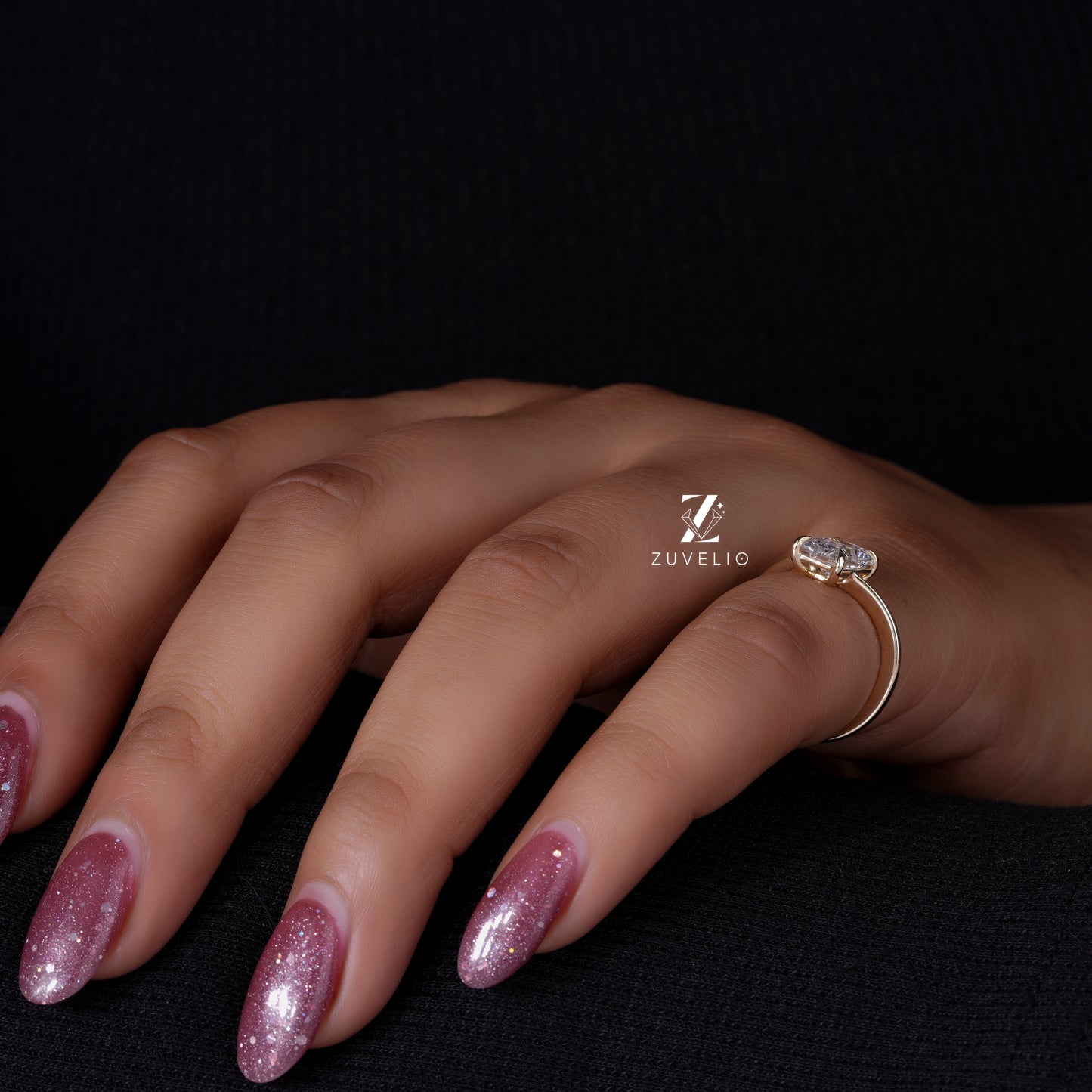 Radiant Dainty Diamond Ring