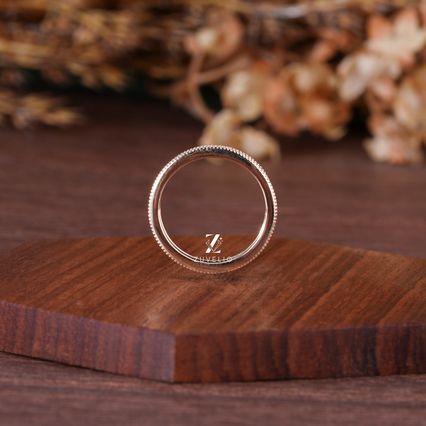 Vintage Nature Wedding Band