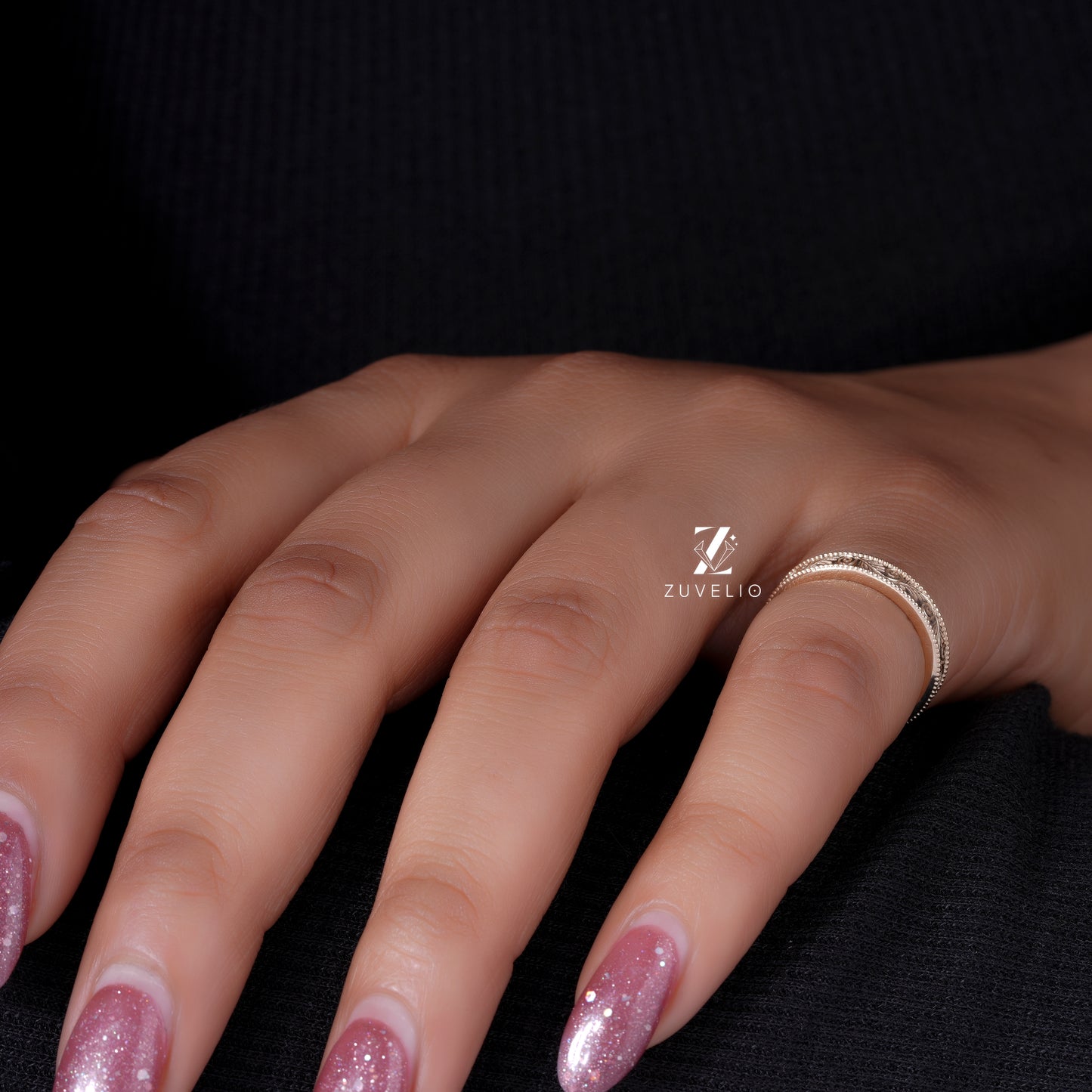 Vintage Nature Wedding Band