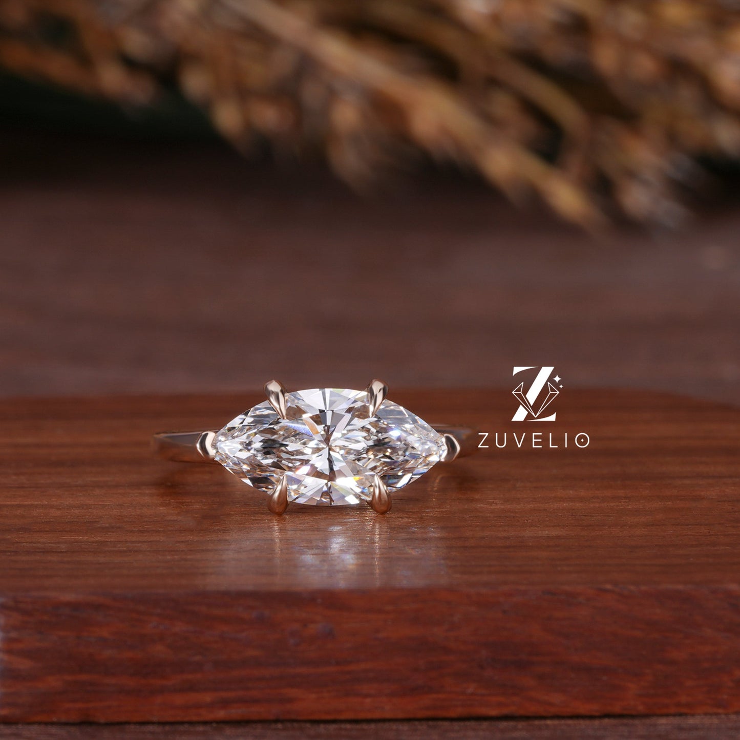 East West Marquise Ring