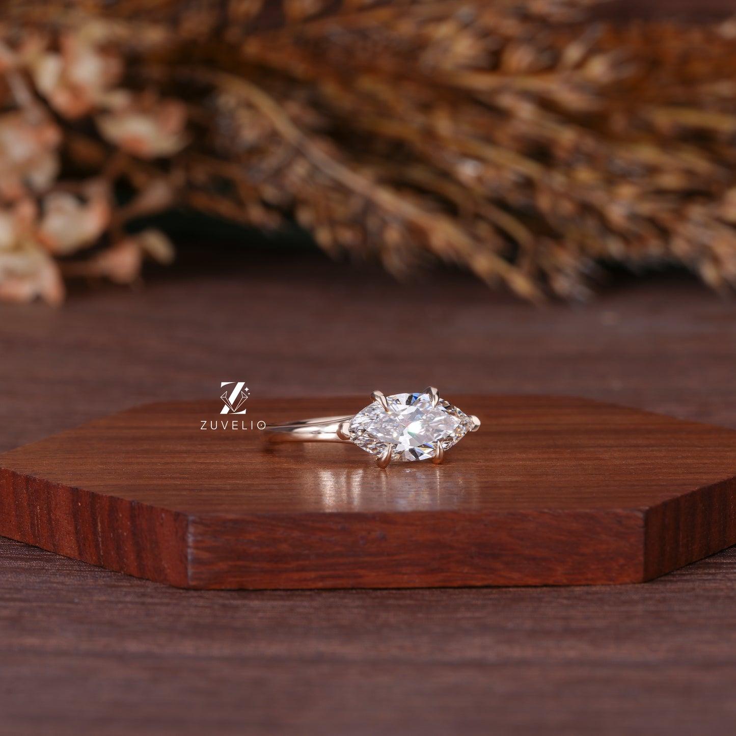 East West Marquise Ring