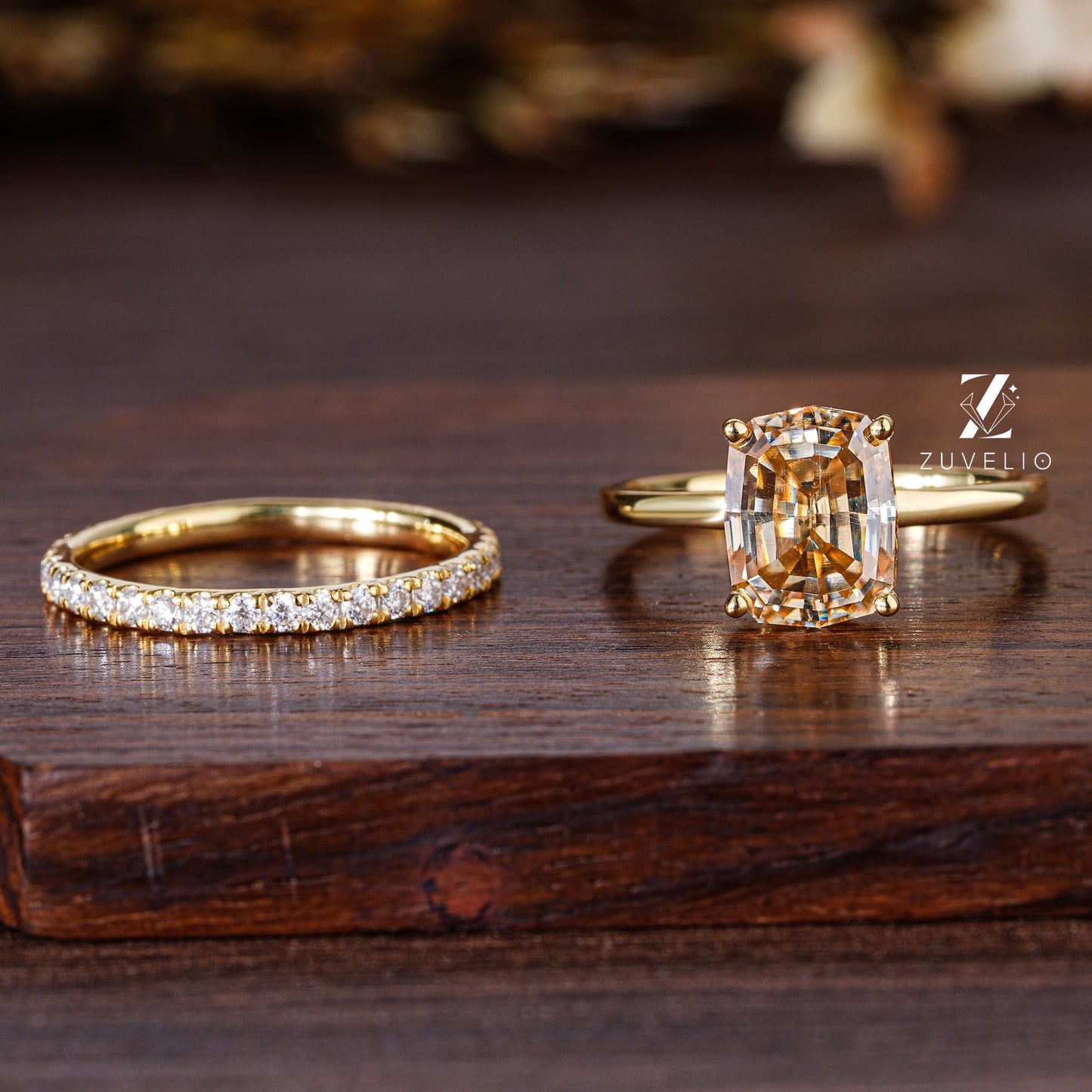 Cushion Cut Moissanite Ring - Zuvelio.com