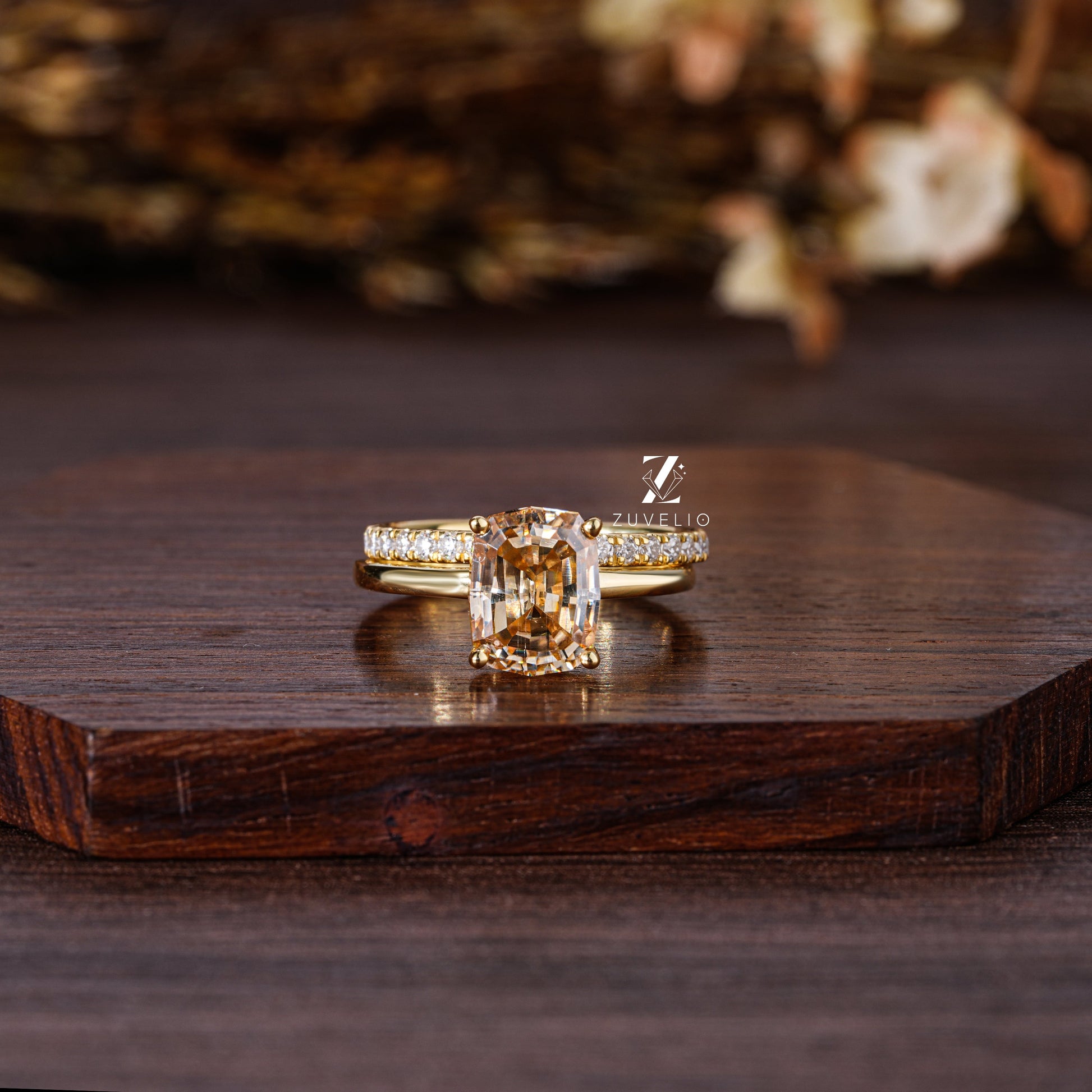 Cushion Cut Moissanite Ring - Zuvelio.com