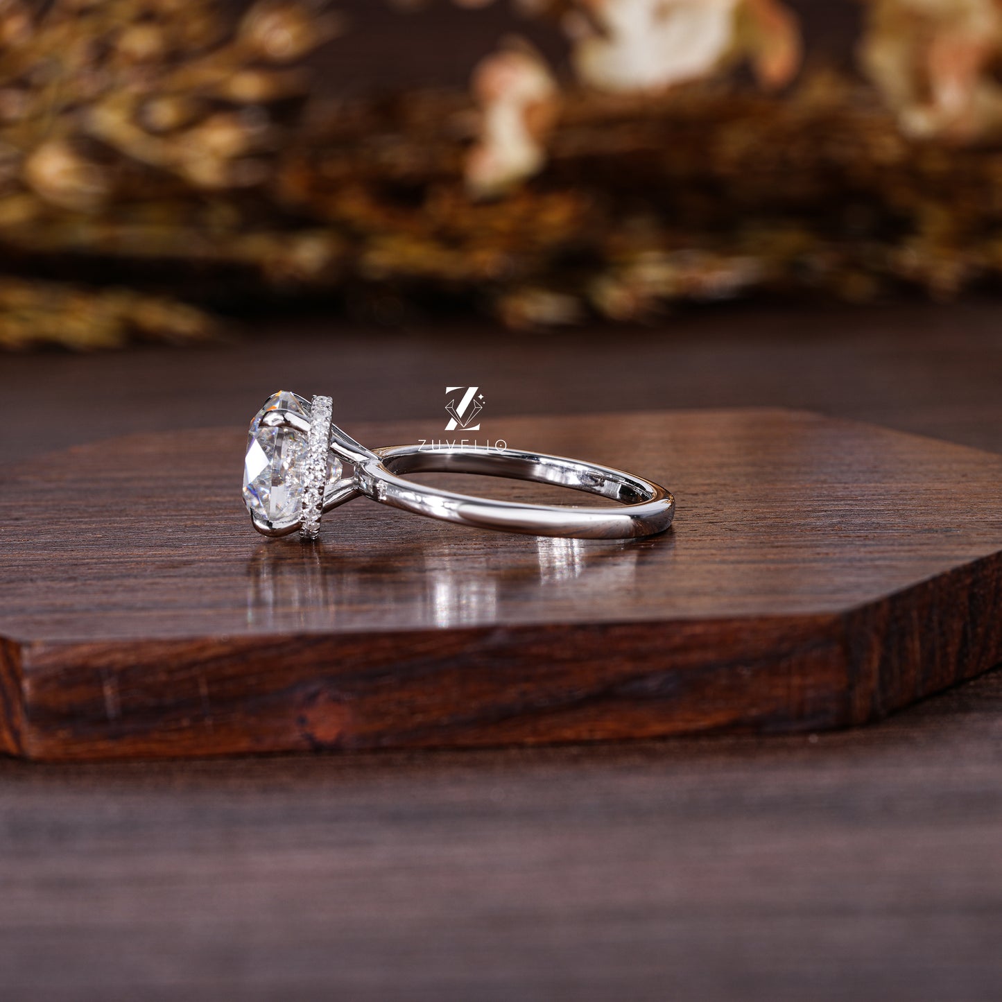 Vintage OEC Moissanite Ring