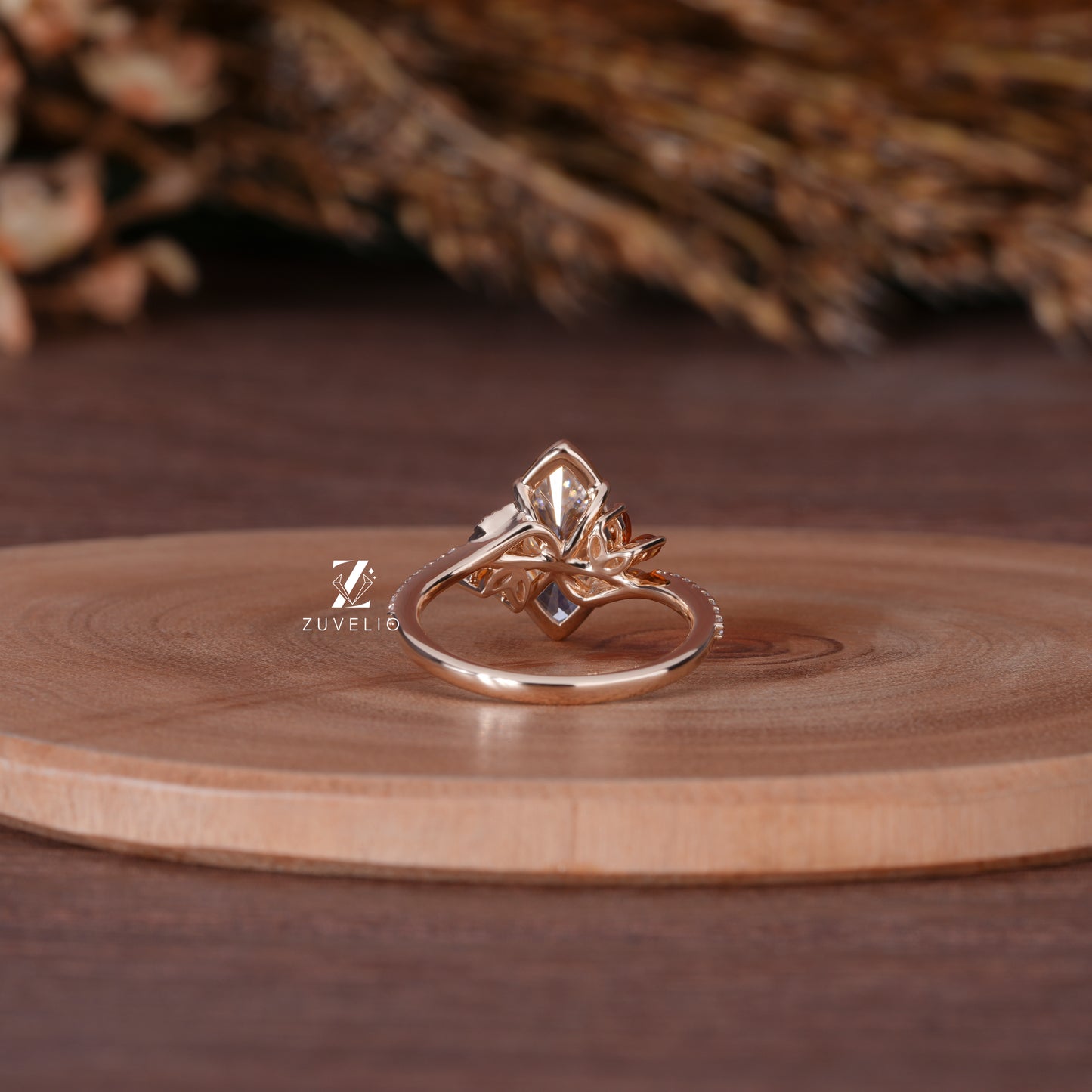 Nature Inspired Marquise Ring