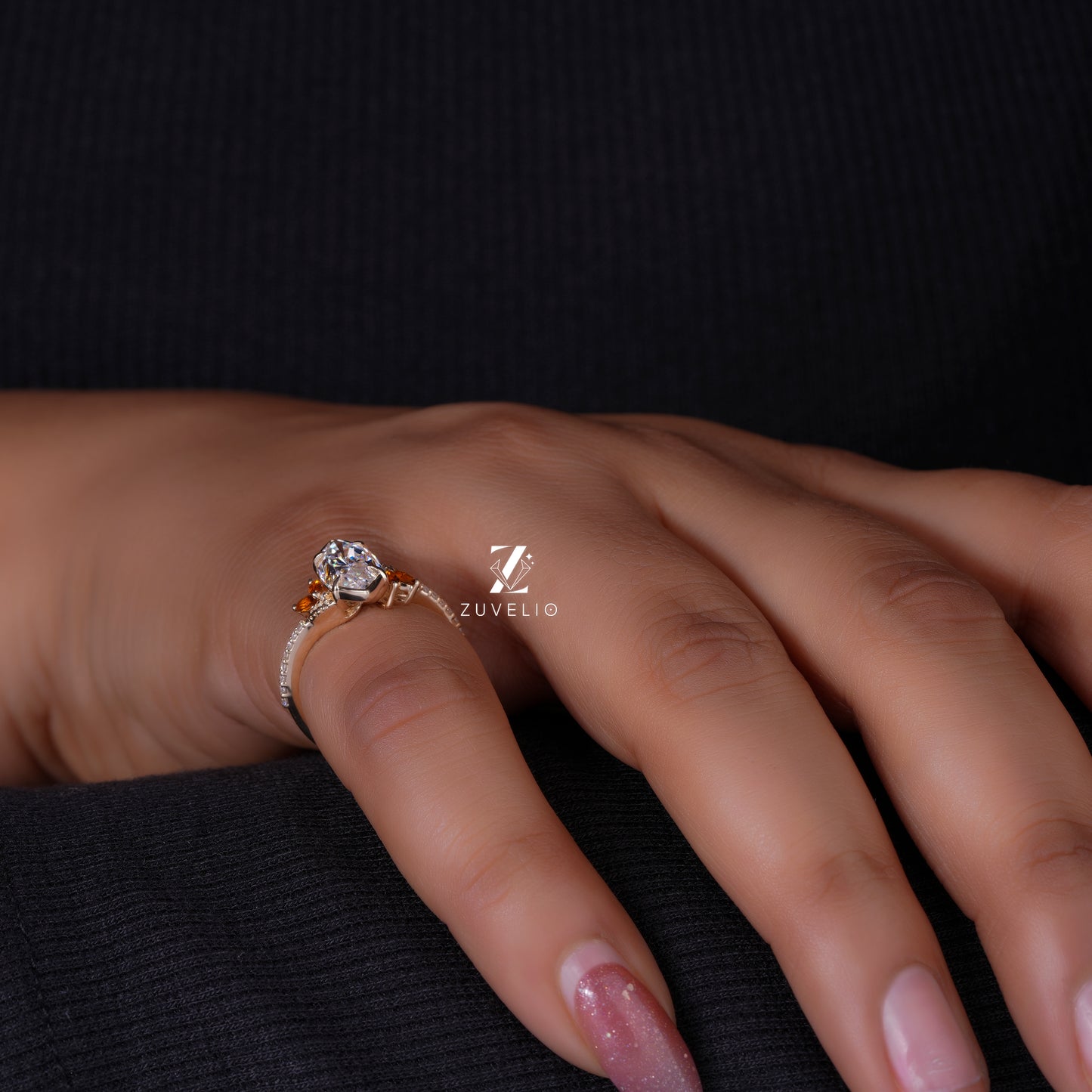 Nature Inspired Marquise Ring