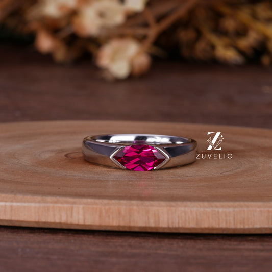 Men’s Ruby Signet Ring