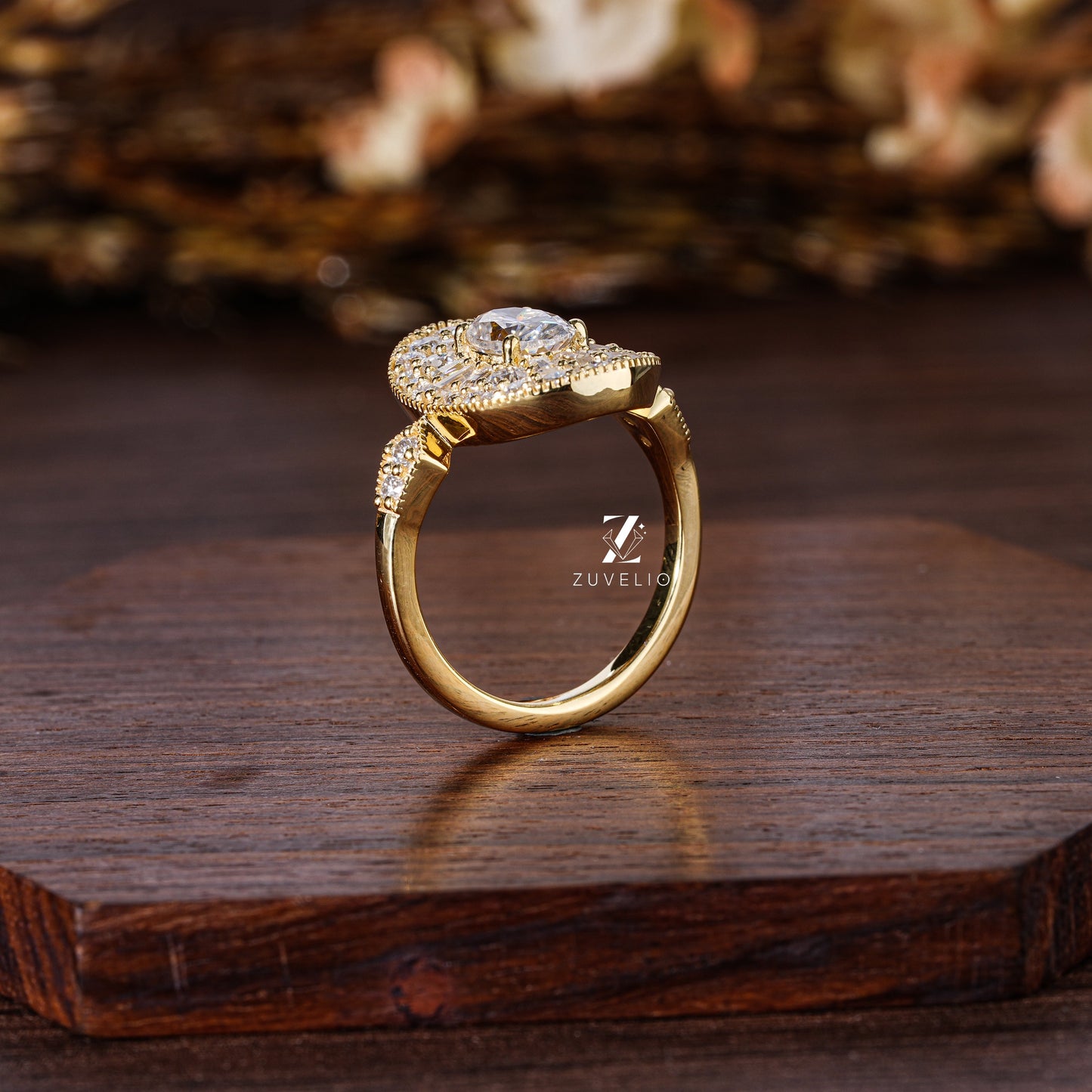 Oval Cut Moissanite Ring - Zuvelio.com