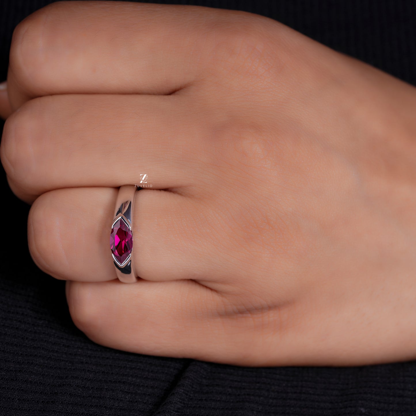 Men’s Ruby Signet Ring