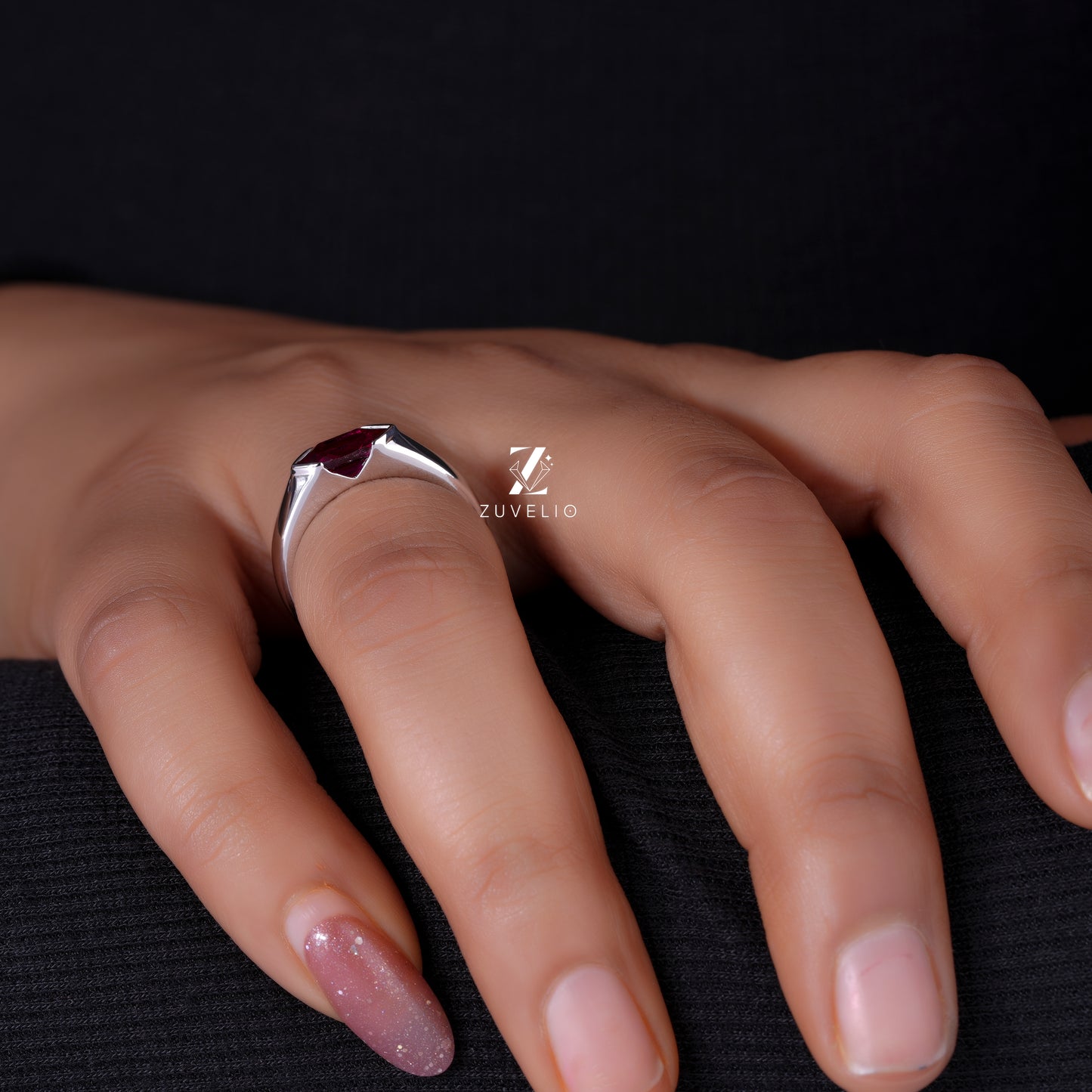 Men’s Ruby Signet Ring