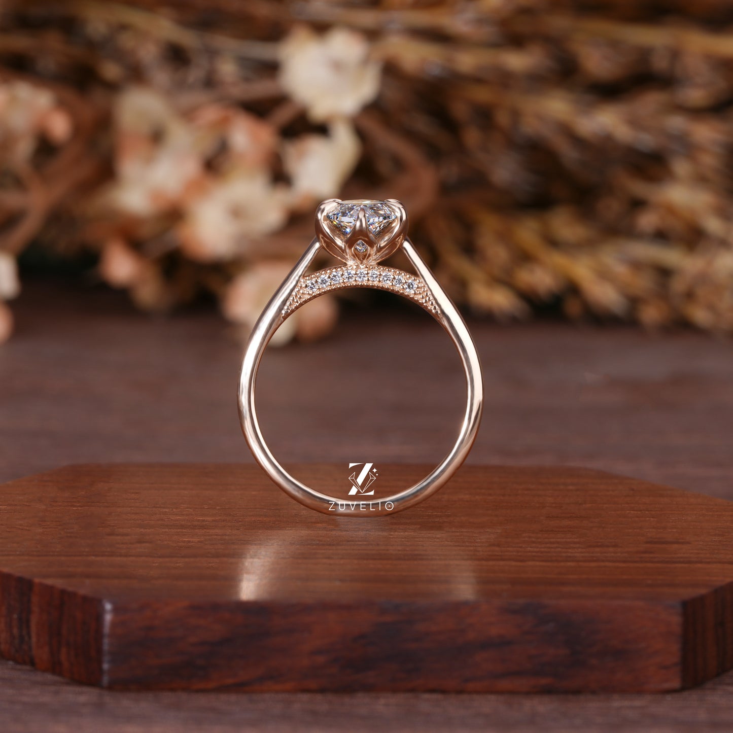 Marquise Cathedral Diamond Ring