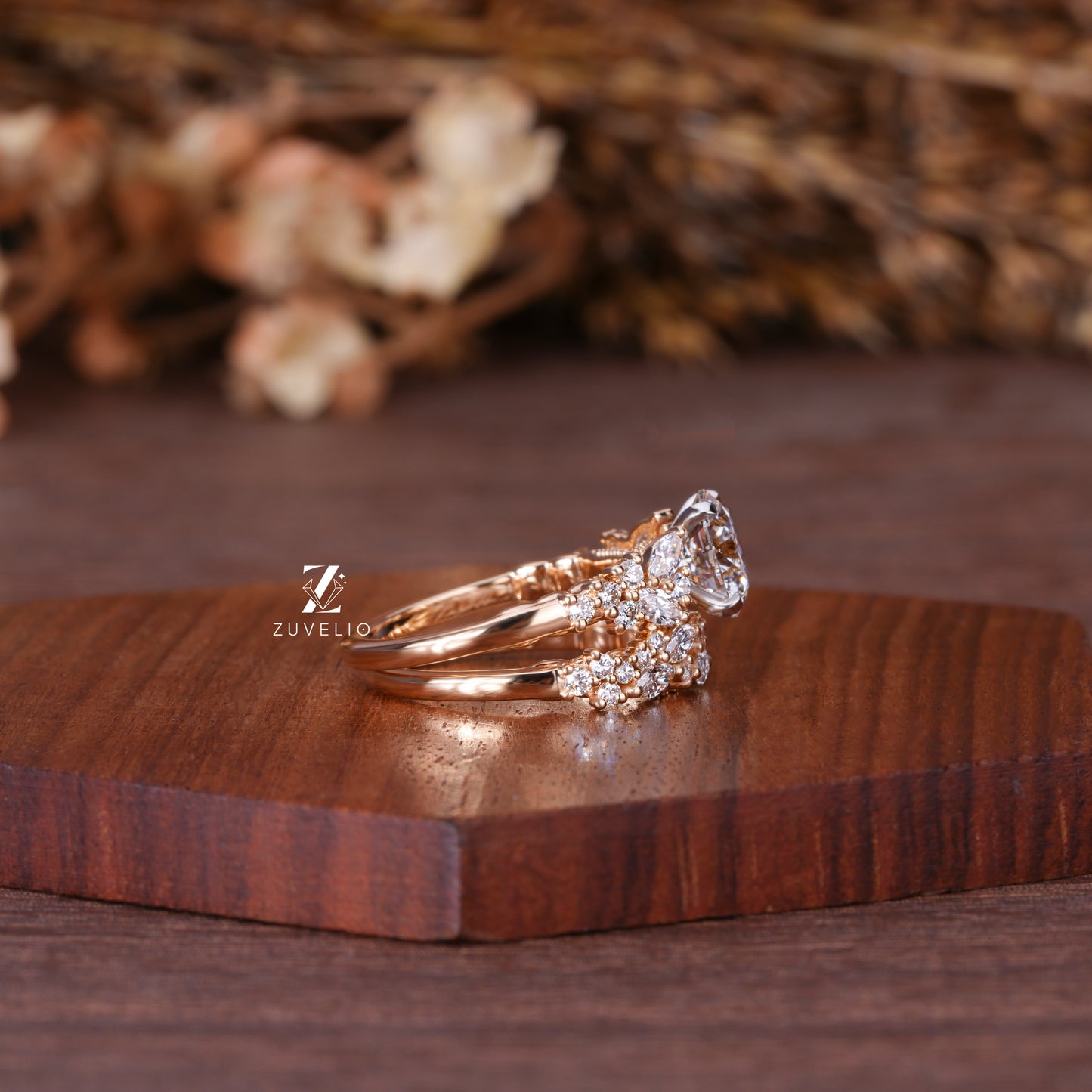 Round Diamond Bridal Set