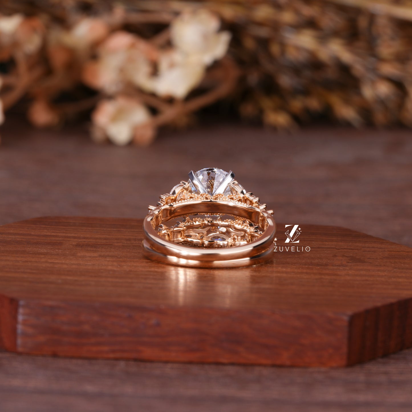 Round Diamond Bridal Set