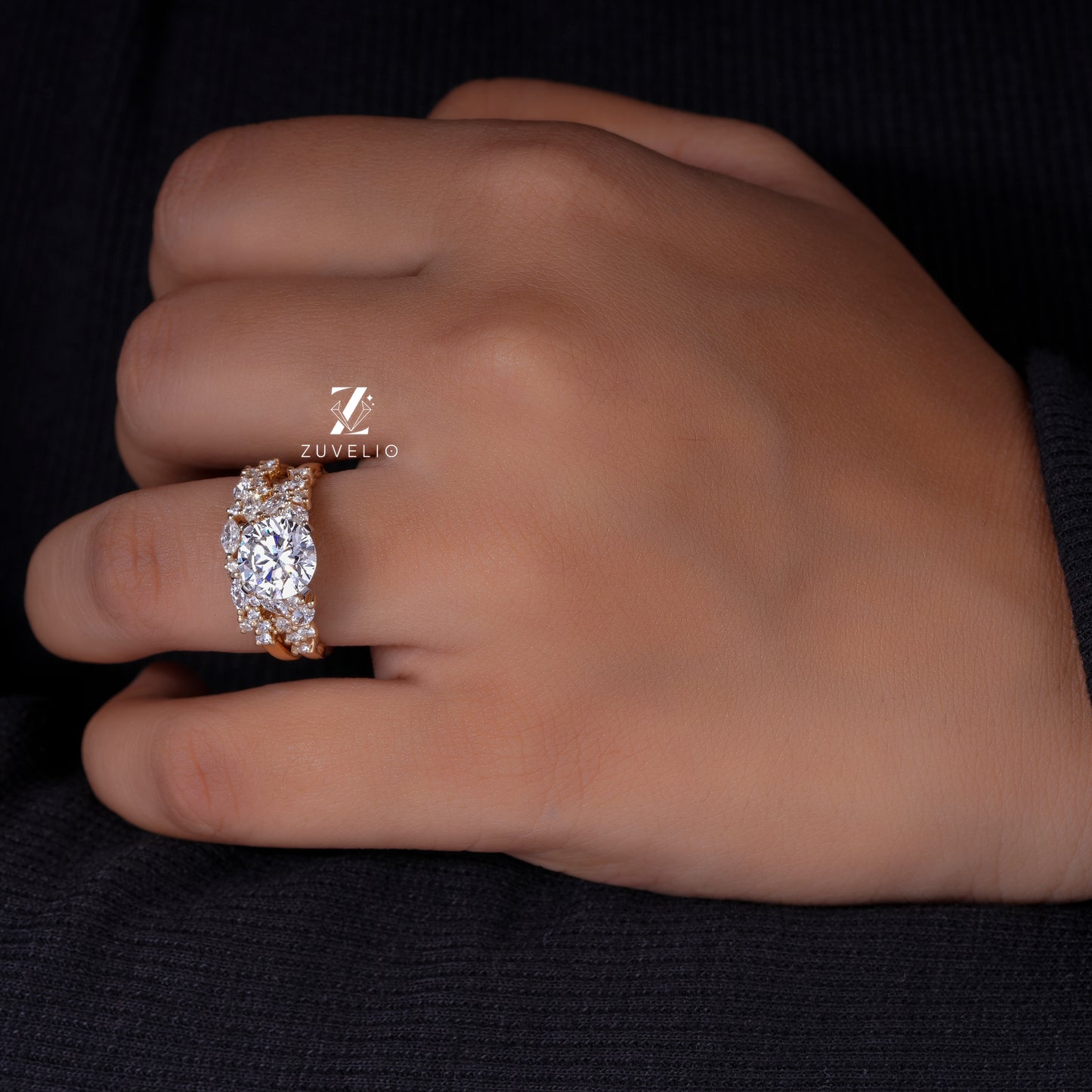Round Diamond Bridal Set