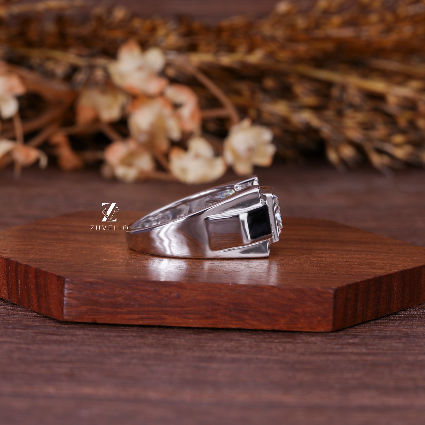 Men’s Cushion Signet Ring