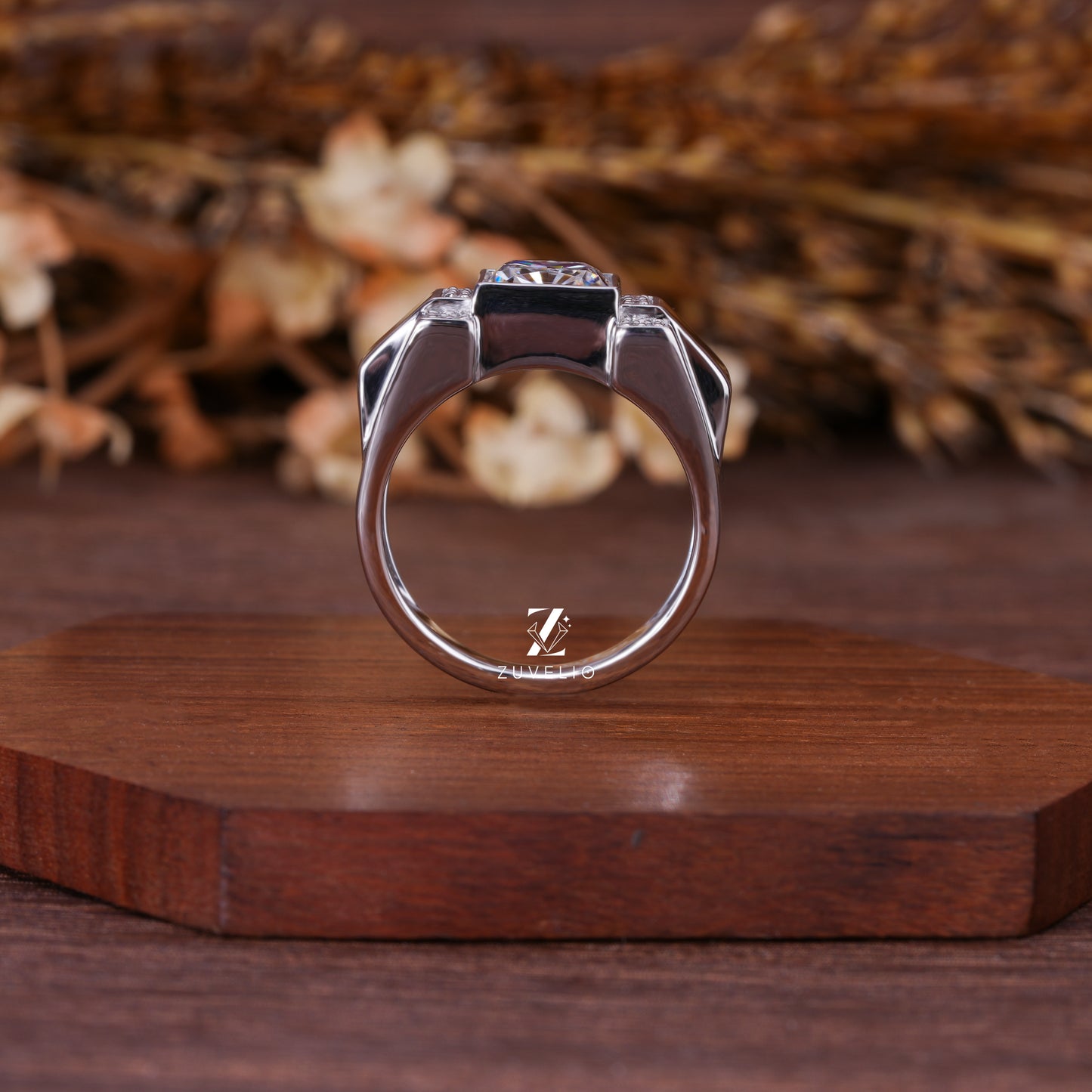 Men’s Cushion Signet Ring