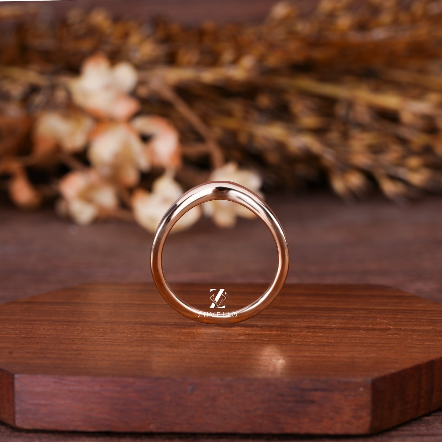 Modern Freeform Dome Band