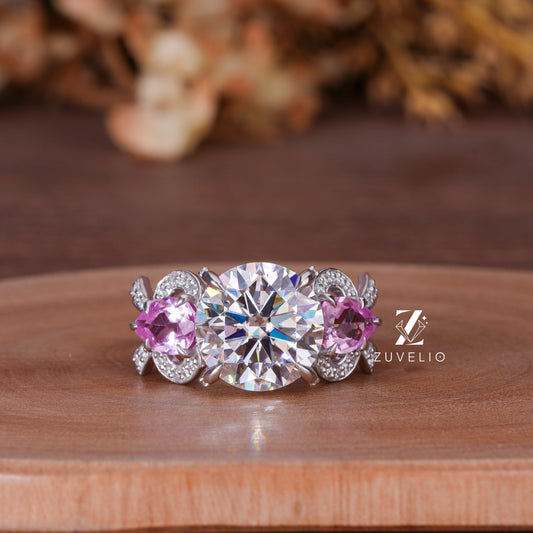Bow Tie Moissanite Ring