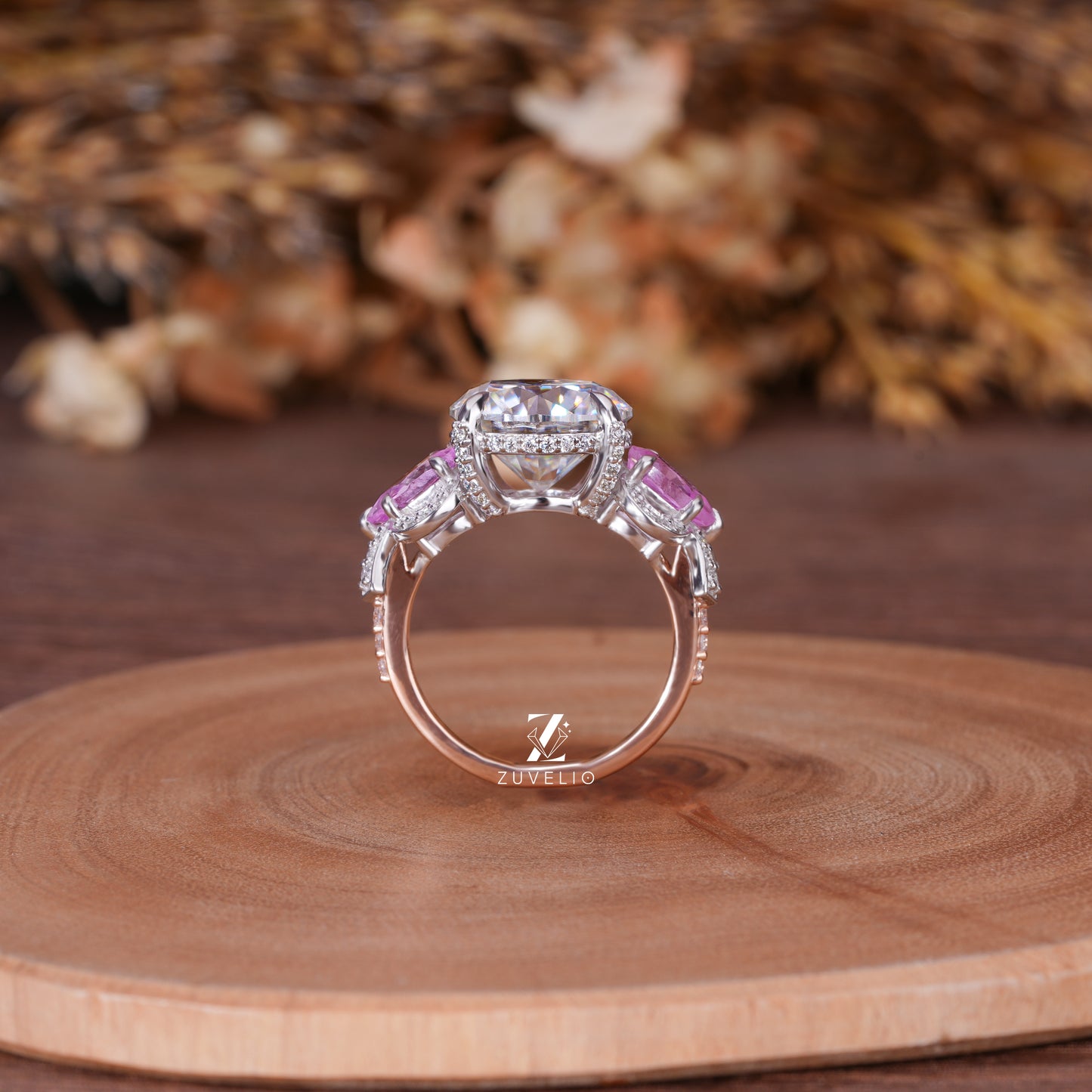 Bow Tie Moissanite Ring