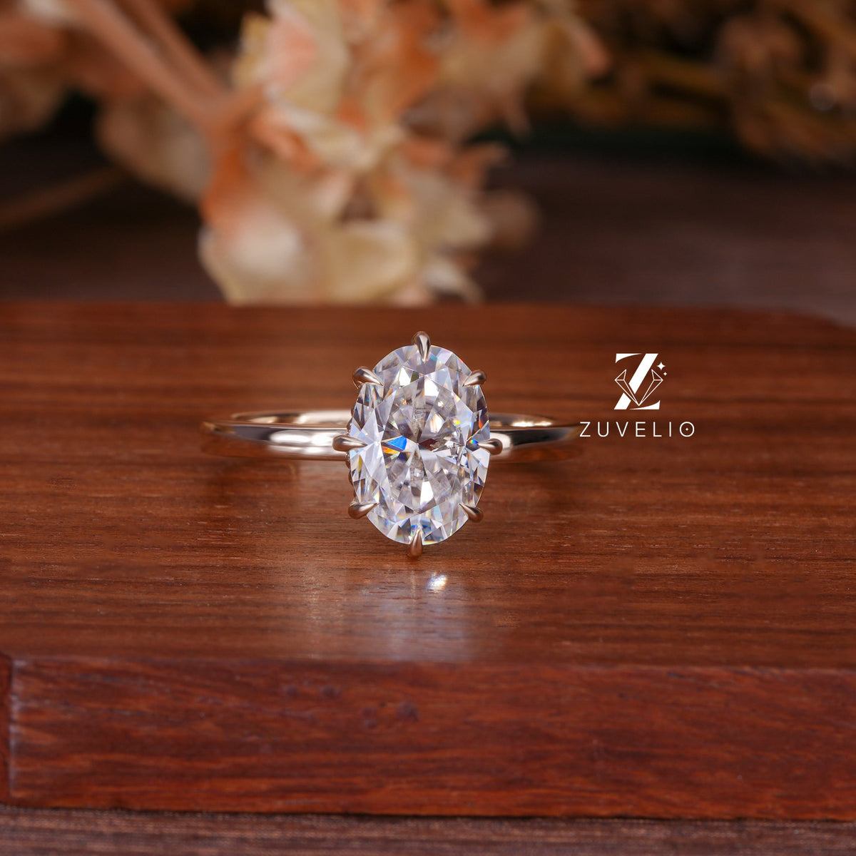 Oval Spiral Gallery Ring